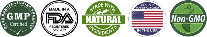 GMP, FDA, Natural, USA, Non-GMO