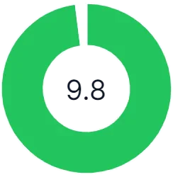 9.8 rating