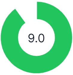 9.0 rating